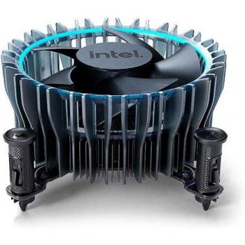 Intel Laminar RM1 Ventilador de CPU Refrigerador de aire Negro, Azul