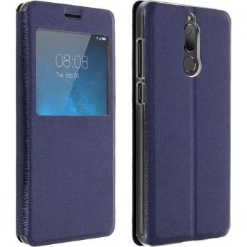 Funda Libro Huawei Mate 10 Lite Azul Oscuro con Ventana