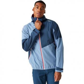 Regatta Men's Deserto II Waterproof Breathable Jacket - Coronet Blue / Moonlight Denim (Size S)