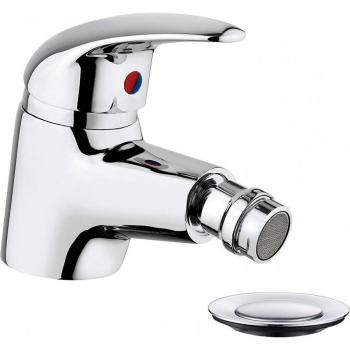 Grifo Selenia para Lavabo en Acero Inoxidable con Tubos de Conexión