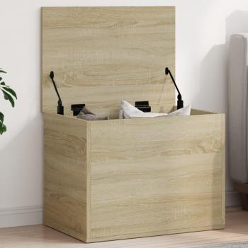 Sonoma Oak Storage Box 70x40x38 cm Engineered Wood