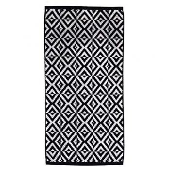 Toalla Jacquard Celtico Negro/Blanco 100x150 cm