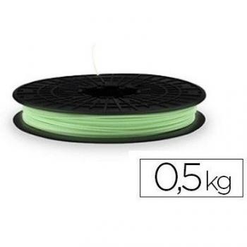 Colido COL3D-LFD011G 3D-Gold Filamento PLA Luminoso, 1.75 mm, 0.5 kg, Verde