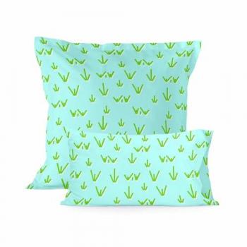Funda de Almohada Infantil Multicolor 80x80 cm, 100% Algodón, Calidad 150 TC, Fabricada en España