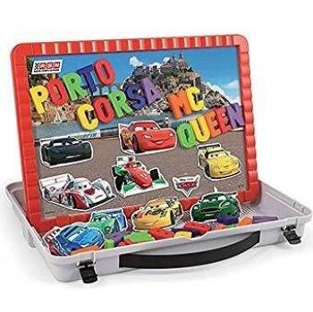 Quercetti - Superficie de Juego magnética Cars 2 Cars