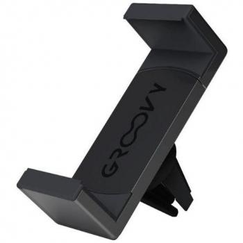 Soporte para móvil Groovy para coche con rotación 360º en color gris oscuro