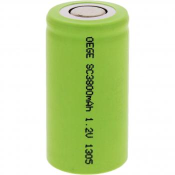 10 x HIGH POWER SUB-C con 3800 mAh de baterías de NiMH