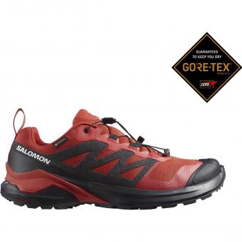 Salomon - Zapatillas de trail running de hombre X-Adventure GTX, color Fiery Red/Black/Poppy, talla 46 2/3