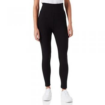 Urban Classics Ladies High Waist Jersey Leggings, Black