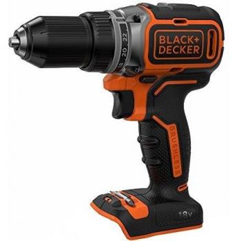 BLACK+DECKER BL186N-XJ - Taladro atornillador con motor sin escobillas, 18V, Mayor potencia, 23 posiciones