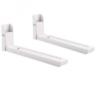 Soporte de pared universal resistente de acero para hasta 30 kg blanco