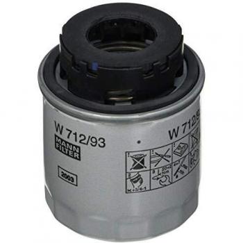Original MANN-FILTER Filtro de aceite W 712/93 – Para automóviles
