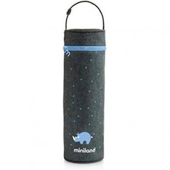 Miniland Miniland Baby - Funda para Biberón, Azul, 500ML