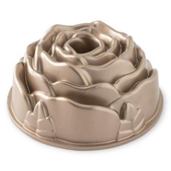 Nordic Ware 23cm Rose Bundt Pan - High Quality Non-Stick Aluminum