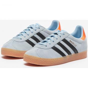 Zapatilla para Niños Adidas Gazelle Celeste - Talla: 33 - Color: Azul - Material: Piel
