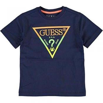 Guess T - Camiseta para niño, color azul marino