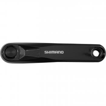 Conjunto de Bielas para Bicicleta Eléctrica Shimano Steps E5010 en Color Plata y Negro