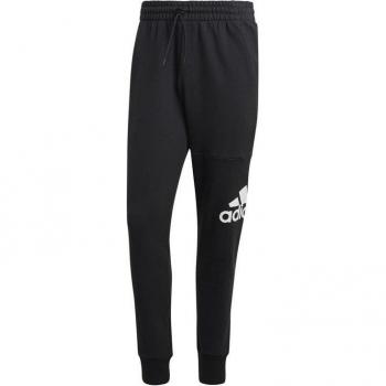 Pantalón Adidas Essentials French Terry Tapered Cuff Logo Hombre Negro 3XL