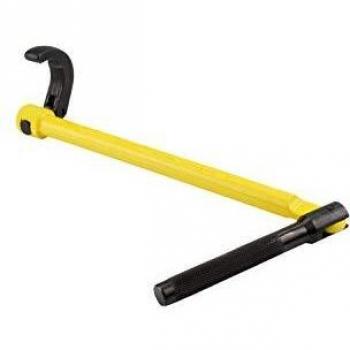 Stanley Llave ajustable para tuercas de lavabo 0-70-453, Negro/Amarillo, 240mm