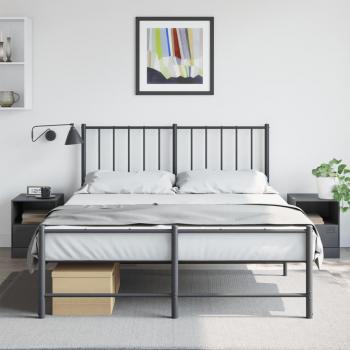 Mesitas de noche 2 unidades acero 34,5x39x44 cm Negro, Rosa, Antracita para habitación, dormitorio, salón y estudio - Mesa Auxiliar Vidaxl