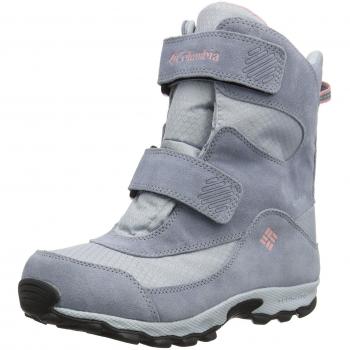 Columbia Youth Parkers Peak Boot, Botas de Senderismo Unisex niños, Gris