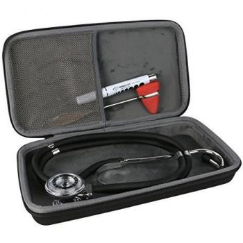 co2CREA Almacenamiento Viajar que Lleva Caja Bolsa Fundas para 3M_Littmann Classic II III S.E./ Select/Silverline 154006/MDF Acoustica Deluxe/Merlin Medical Estetoscopio