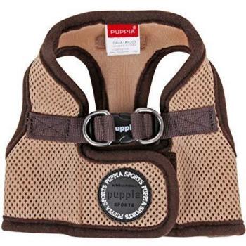 PUPPIA Arnés Suave Tipo Chaleco Soft Vest Harness, Polyester, Beige, XL