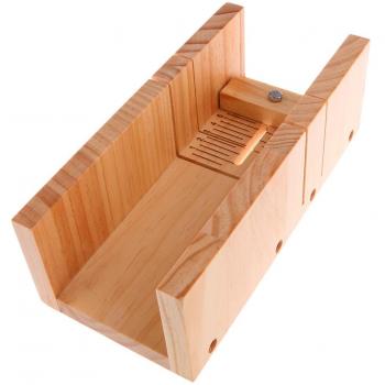 MagiDeal Molde de Madera Hecho a Mano Jabón Cortador DIY Herramienta