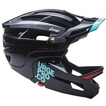 Urge Gringo de la Pampa Noir L/XL Casco Integral para Bicicleta de montaña, Unisex Adulto, Negro