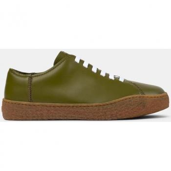 CAMPER Peu Terreno Green Smooth Leather Sneakers for Men in size 44