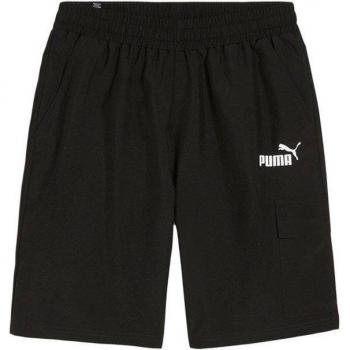 Pantalón Corto Deportivo Puma Essentials Woven Cargo para Hombre en Color Negro