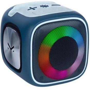 Altavoz Inalámbrico Fire 3, Plástico, Azul, 9x9x8,6 cm