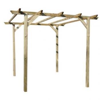 PAPILLON Pergola Madera 3x3 Metros 4 Postes