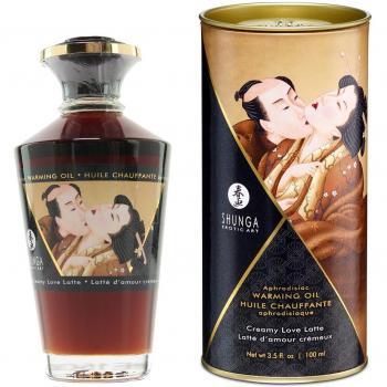Aceite de Masaje Erótico Efecto Calor Sabor Café 100 ml