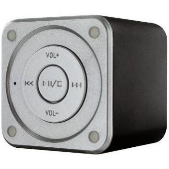 Muvit MUSSP0008 - Mini altavoz Bluetooth estéreo, negro
