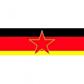 SFR Yugoslav German Minority | Image by User R-41 of the former Yugoslav German minority flag Bandera 20x30cm para Diplomat-Flags Banderas de Coche