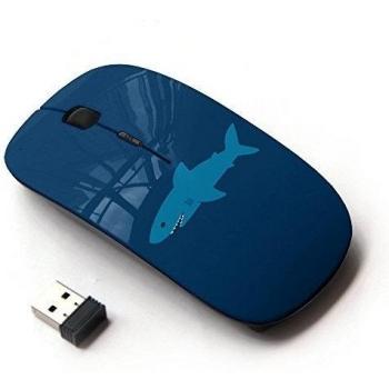 KOOLmouse [ Ratón óptico 2.4G inalámbrico ] [ Swimming Blue Shark ]