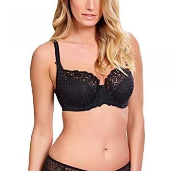 Panache Envy Full Cup Wired Bra - Black, Size 30FF for Women