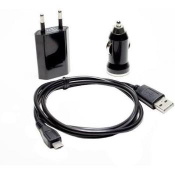 3-in-1 mobilefox Micro-USB carga para HTC One S coche-adaptador de cable de datos