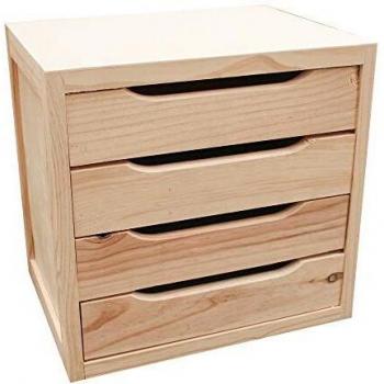 ASTIGARRAGA - Cajonera Natura Pino Macizo 4Caj-Blna40