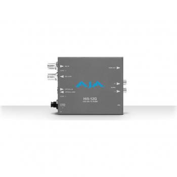 AJA Hi5-12G Active Video Converter - 12G-SDI to HDMI 2.0 - 4096 x 2160 Resolution - BNC and RCA Outputs