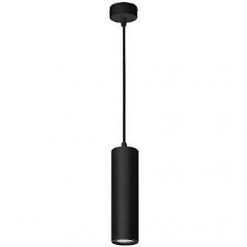 Lámpara Colgante de Techo Era IP20 GU10 8W Negra - Diseño Moderno y Minimalista para Interiores