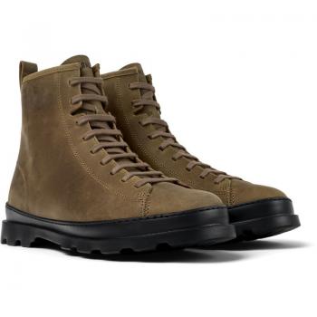 CAMPER Brutus - Men's Brown Suede Ankle Boots, Size 42