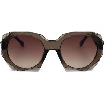 Kartell KL501S 002N Women's Sunglasses Brown Size 53
