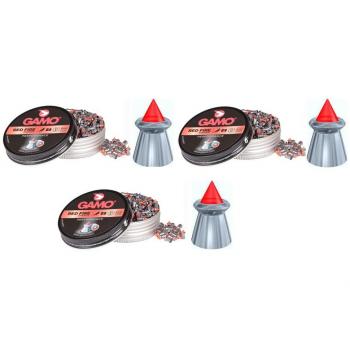 Outletdelocio. 3 latas de 100 perdigones Gamo Red Fire 5,5mm. Modelo 322704