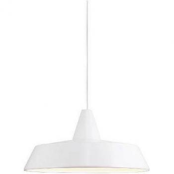 Lámpara colgante minimalista blanca JUBILEE 20 cm con altura regulable