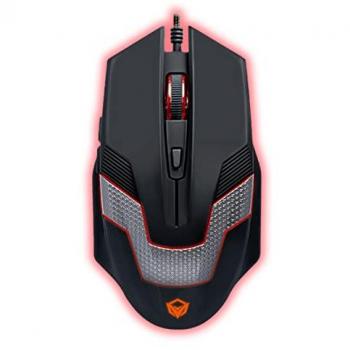 Ratón Gaming Ergonomico USB MEETION MT-M940 con Iluminación LED, Sensor Óptico 2400 DPI y Cable de 1.50m