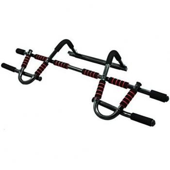 Tunturi Push/Pull-up Barra Dominadas Flexiones Puerta, Unisex Adulto, Negro, Talla Única