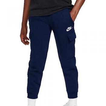 Nike Club Fleece Cargo Pants for Kids - Blue - Size Large