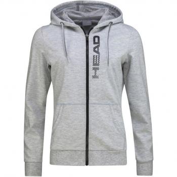 Sudadera con Cremallera HEAD Club Greta FZ W, Gris, XS Mujeres